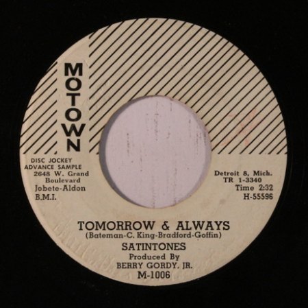SATINTONES - Tomorrow &amp; Always -A2-.JPG