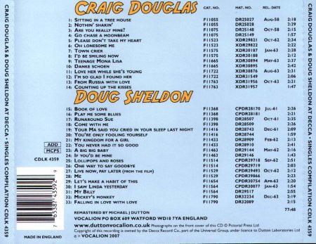 Craig Douglas &amp; Doug Sheldon_At Decca - back,jpg.jpg