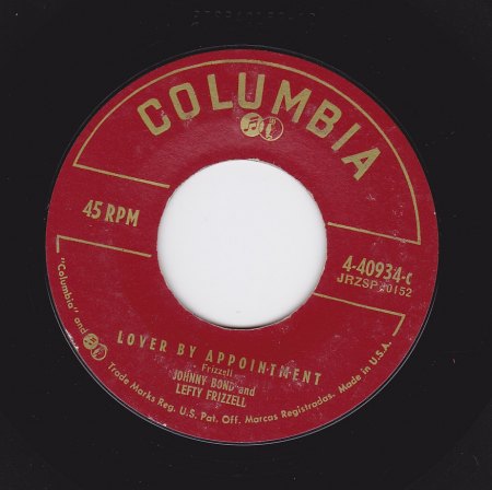 LEFTY FRIZZELL - Lover by appointment -B-.JPG