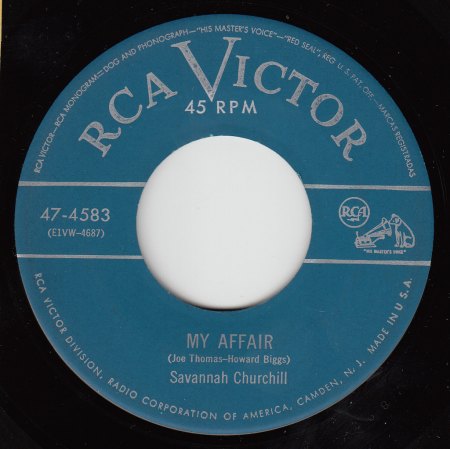 SAVANNAH CHURCHILL - My Affair.JPG