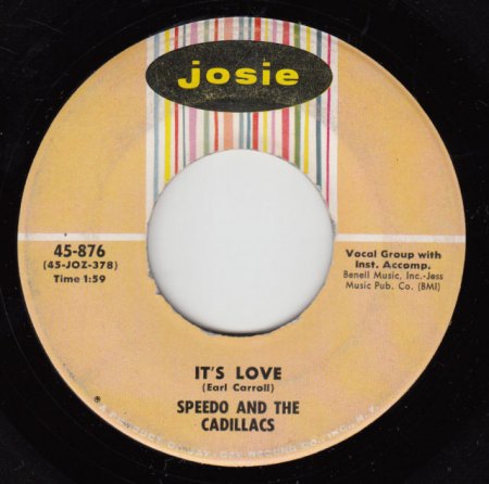 SPEEDO &amp; THE CADILLACS - It's love.JPG