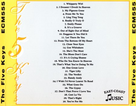 Five Keys - East Coast Music Records ECM 555 (2).jpg