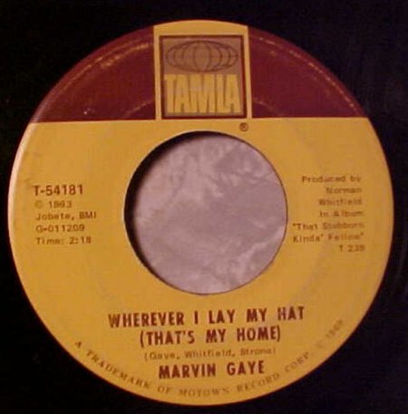 MARVIN GAYE - Wherever I lay my hat -B-.JPG
