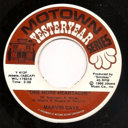 MARVIN GAYE - One more heartache -B9-.JPG