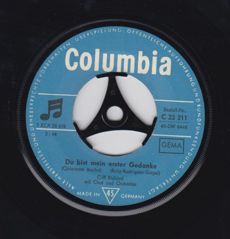 CLIFF RICHARD - Du bist mein erster Gedanke -A-.jpg
