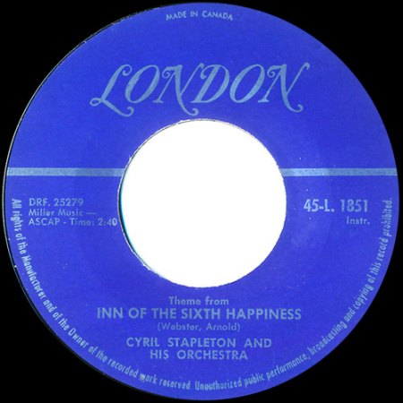 CYRIL STAPLETON - Inn of the Sixth Happiness -B-.JPG