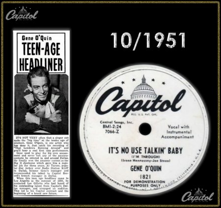 GENE O'QUIN - IT'S NO USE TALKIN' BABY (I'M THROUGH)_IC#001.jpg