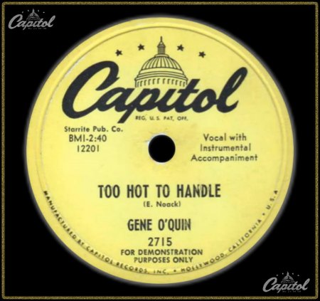 GENE O'QUIN - TOO HOT TO HANDLE_IC#002.jpg