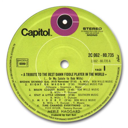 Haggard, Merle - My salute  to Bob Wills - LP -Capitol (4).jpg