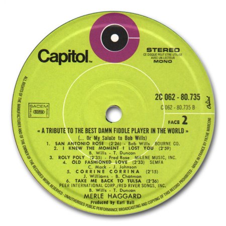 Haggard, Merle - My salute  to Bob Wills - LP -Capitol (5).jpg