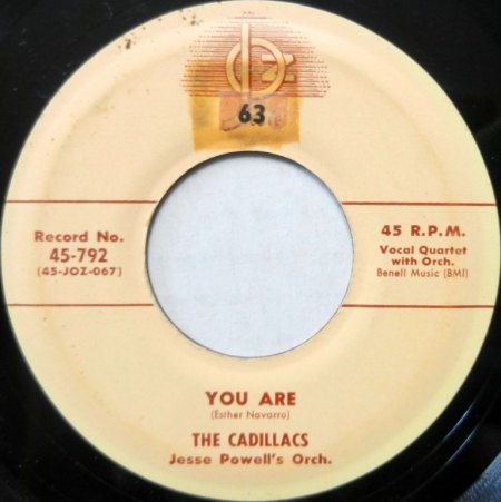 CADILLACS - You are -B1-.JPG