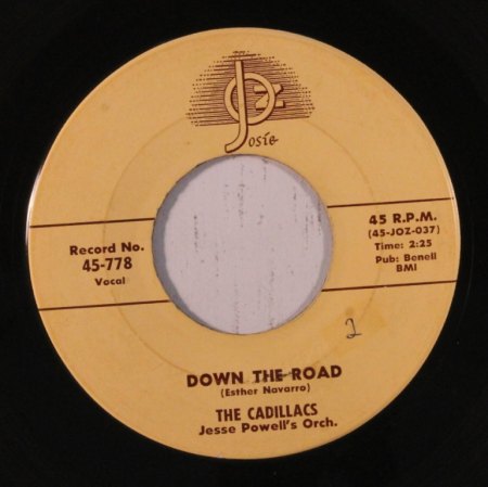 CADILLACS - Down the road -A3-.JPG