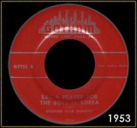 EVENING STAR QUARTET - SAY A PRAYER FOR THE BOYS IN KOREA_IC#001.jpg