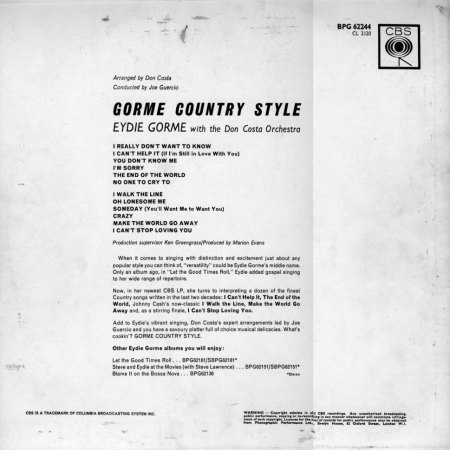Gorme, Eydie - Country Style (2).jpg