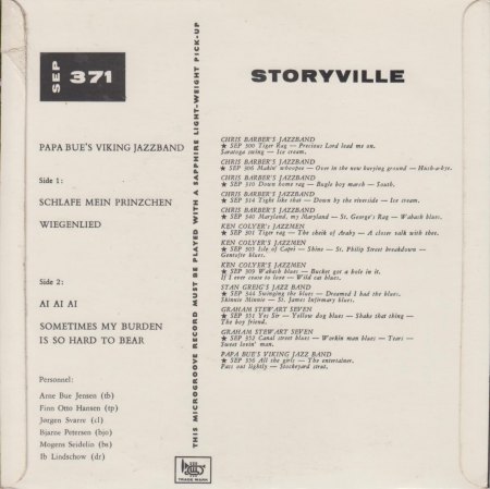 PAPA BUE'S VIKING JAZZBAND-EP - Schlafe mein Prinzchen - CV RS.jpg