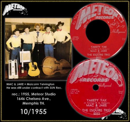 MAC &amp; JAKE WITH THE ESQUIRE TRIO (MALCOLM YELVINGTON) - YAKETY YAK_IC#001.jpg
