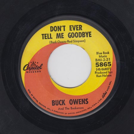 BUCK OWENS - Don't ever tell me goodbye -B-.jpg
