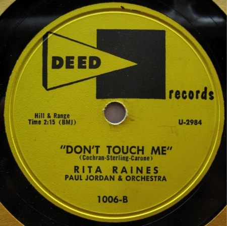 Raines,Rita08bDon t touch.JPG