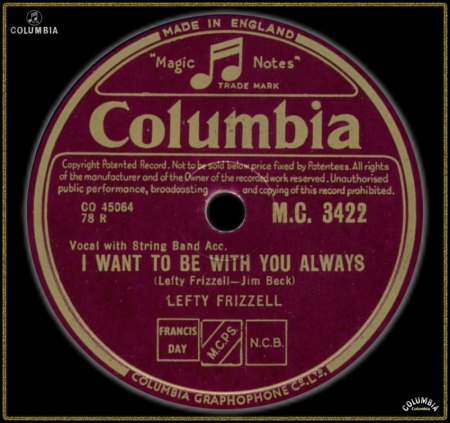 LEFTY FRIZZELL - I WANT TO BE WITH YOU ALWAYS_IC#003.jpg