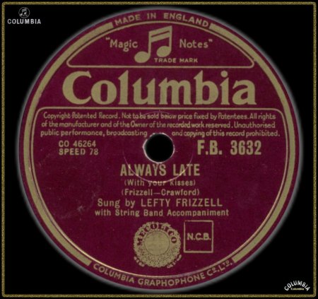 LEFTY FRIZZELL - ALWAYS LATE (WITH YOUR KISSES)_IC#003.jpg