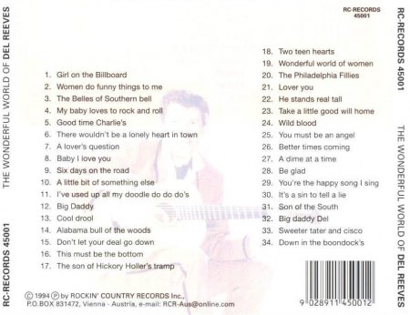 Del Reeves - The Wonderful World Of Del Reeves (back).jpg