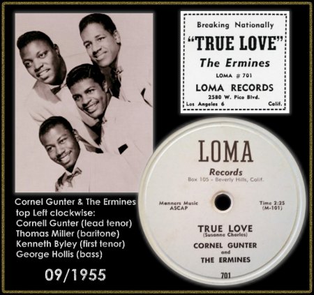 CORNEL GUNTER &amp; THE ERMINES - TRUE LOVE_IC#001.jpg