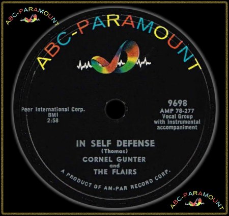 CORNEL GUNTER &amp; THE FLAIRS - IN SELF DEFENSE_IC#002.jpg