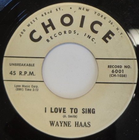 Haas,Wayne03I Love To Sing.JPG