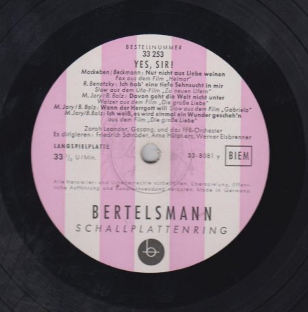 ZARAH LEANDER-LP - Yes Sir -B-.jpg