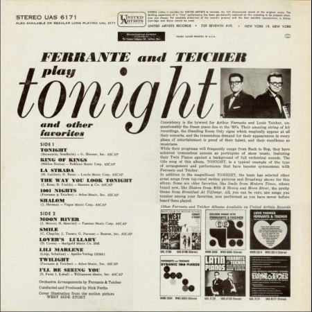 FERRANT &amp; TEICHER UNITED ARTISTS LP UAS-6171_IC#002.jpg