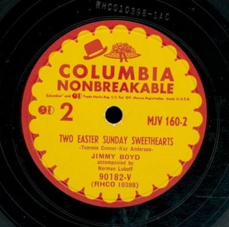 JIMMY BOYD - Two Easter... -B5-.JPG