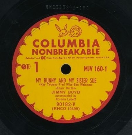 JIMMY BOYD - My Bunny ... -A5-.JPG