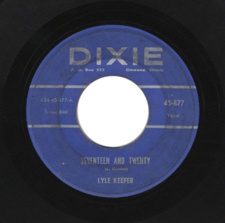 LYLE KEEFER - Seventeen and twenty -A-.JPG