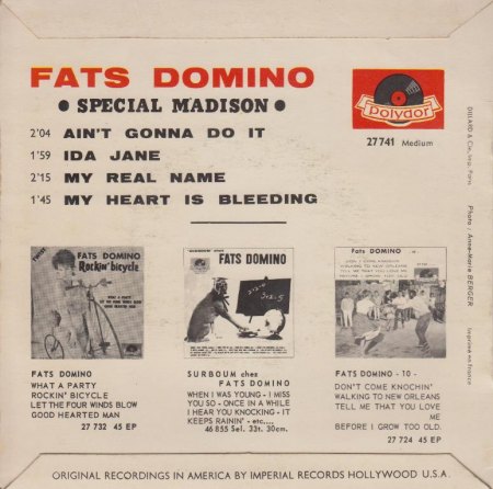 FATS DOMINO-EP - Special Madison - CV RS -.jpg
