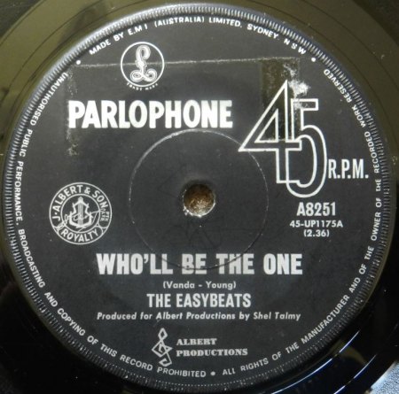 EASYBEATS - Who'll be the one -A-.JPG