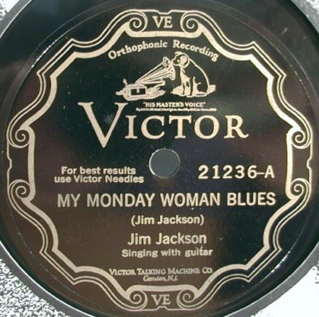 Jackson,Jim04Victor 21236-A My Monday Woman Blues.jpg