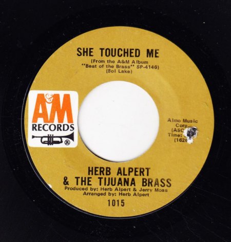 HERB ALPERT - She touched me -B-.JPG