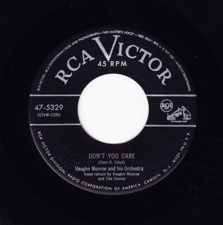 VAUGHN MONROE - Don't you care -B-.jpg