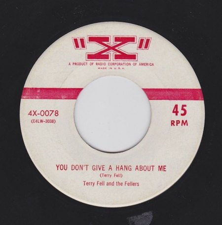 TERRY FELL &amp; THE FELLERS - You don't give a hang about me -B-.jpg