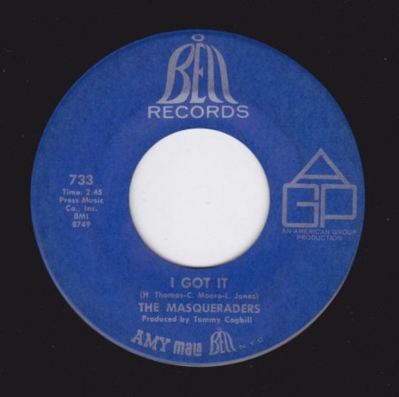 THE MASUERADERS - I got it -B-.jpg