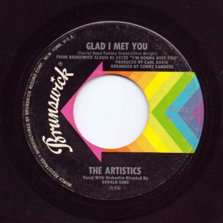 ARTISTICS - Glad I met you -B-.JPG
