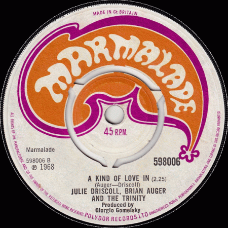 Driscoll, Julie - Brian Auger And The Trinity - UK Single 1968.gif