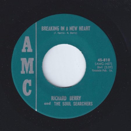 RICHARD BERRY - Breaking in a new heart -B-.JPG