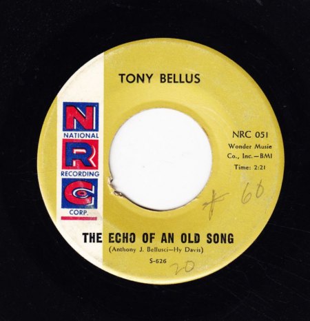 TONY BELLUS - The echo of an old song -B-.JPG