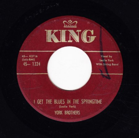 YORK BROTHERS - I get the blues in the springtime -B-.JPG