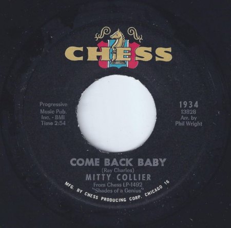 MITTY COLLIER - Come Back Baby -B-.JPG