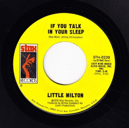 LITTLE MILTON - Talk in your sleep -A-.JPG