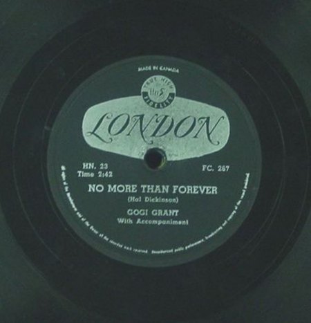 GOGI GRANT - No more than forever -B-.JPG