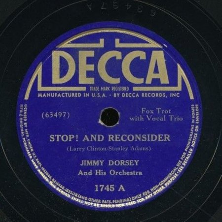 JIMMY DORSEY - Stop! and reconsider -A-.JPG