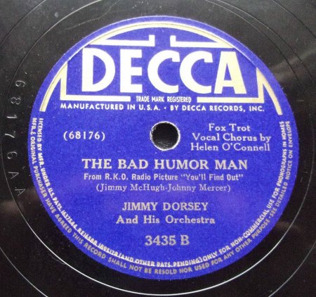 JIMMY DORSEY - The bad humour man -B-.JPG